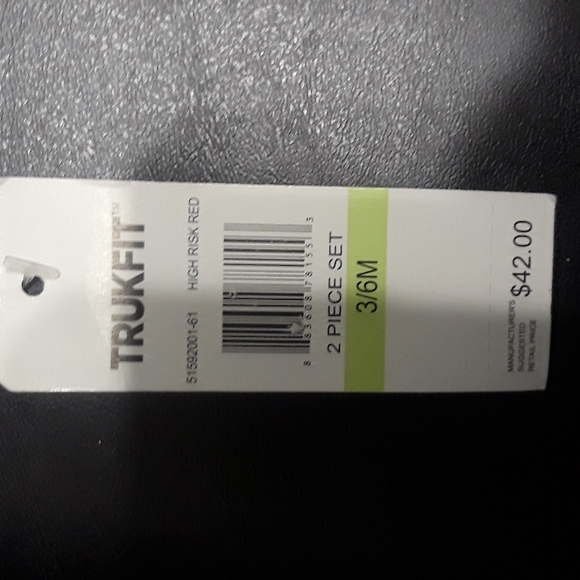 TRUKFIT Infant 2pc Set 3/6 month - Picture 10 of 10